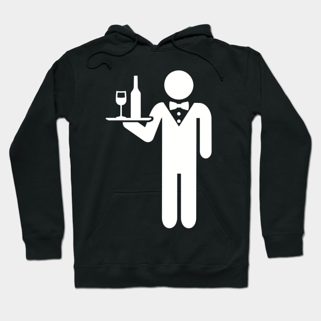 Waiter Hoodie by Designzz